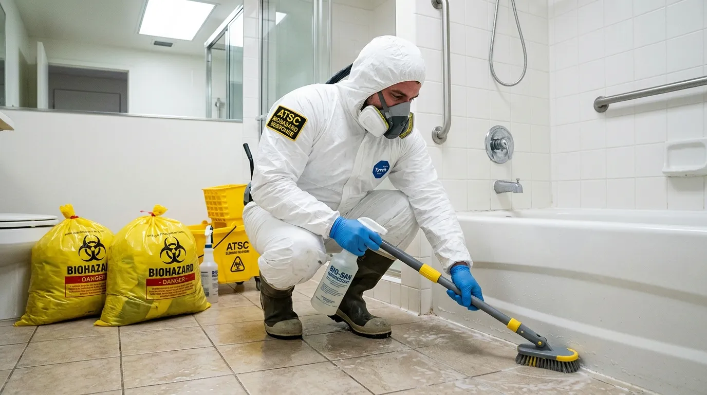 Decontamination equipment deployed for Blood Cleanup in East Cambridge